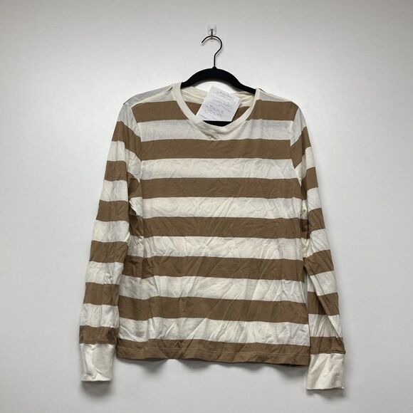 J.Crew Premium Jersey long-sleeve crewneck T-shirt in stripe - Picture 5 of 7